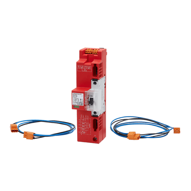 F-Tronic 7111007 Spannungsversorgung SPVGÜSB6 ÜSS mit LS-Schalter B6A 1pol. 25kA Kabel RfZ und APZ SPVGÜSB6