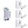 Shelly Pro 3EM 400A – 3-Phasen LAN/WLAN Energiemesser inkl. 3x 400A Klemmen - DIN‑Schiene - Hutschiene