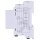 Shelly Pro 3EM 400A – 3-Phasen LAN/WLAN Energiemesser inkl. 3x 400A Klemmen - DIN‑Schiene - Hutschiene