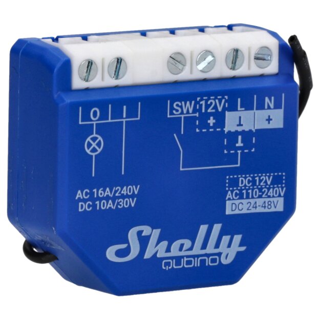 Shelly Schaltermodul 1 Kanal 16A Z-Wave WAVE 1 – Z‑Wave • Relais