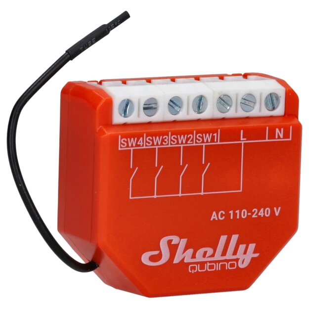 Shelly Schaltmodul 4 Eingänge Z-Wave WAVE I4 – Z‑Wave