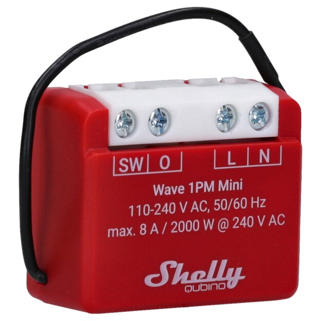 Shelly Schaltmodul Z-Wave WAVE 1PM MINI – Z‑Wave • Leistungsmessung