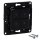 Shelly Wandschalter 4fach ohne Rahmen WALL SWITCH 4 BLACK Schwarz
