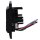 Shelly Wandschalter 4fach ohne Rahmen WALL SWITCH 4 BLACK Schwarz