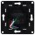 Shelly Wandschalter 4fach ohne Rahmen WALL SWITCH 4 BLACK Schwarz