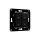 Shelly Wandschlalter 4fach ohne Rahmen WALL SWITCH 4 BLACK Schwarz