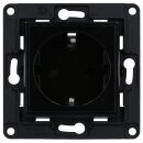 Shelly Wandsteckdose WALL SOCKET EU Schwarz Steckdose