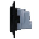 Shelly Wandsteckdose WALL SOCKET EU Schwarz Steckdose