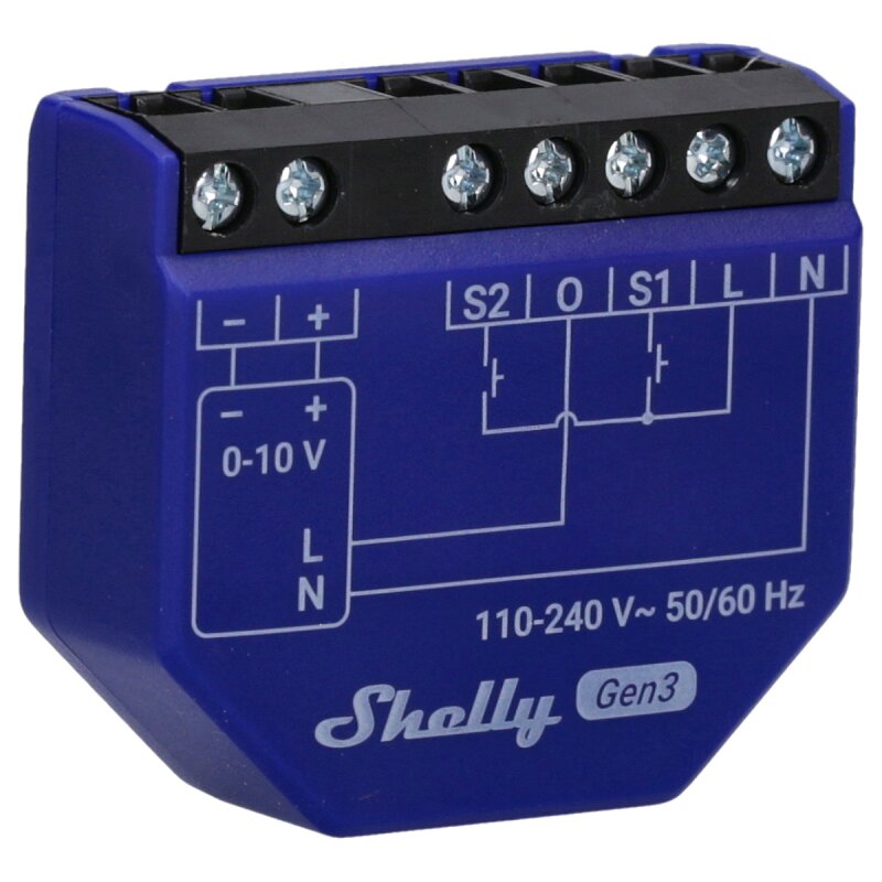 Shelly Dimmer WiFi Bluetooth DIMMER 0/1-10V PM GEN3, 24,23