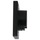 Shelly WALL DISPLAY + BLU H&T Schwarz/Schwarz Touchscreen-Display und Temperatur- und Feuchtigkeitssensor