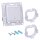 Shelly Wandschalter 1fach ohne Rahmen WALL SWITCH 1 WHITE Weiß