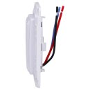 Shelly Wandschalter 2fach ohne Rahmen WALL SWITCH 2 WHITE Weiß