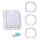 Shelly Wandschalter 2fach ohne Rahmen WALL SWITCH 2 WHITE Weiß