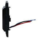 Shelly Wandschalter 2fach ohne Rahmen WALL SWITCH 2 BLACK Schwarz