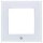 Shelly Rahmen 1fach WALL FRAME 1 WHITE Weiß Abdeckrahmen