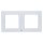 Shelly Rahmen 2fach WALL FRAME 2 WHITE Weiß