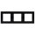 Shelly Rahmen 3fach WALL FRAME 3 BLACK Schwarz