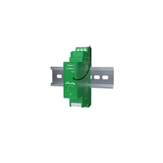 Shelly Dimmermodul auf DIN-Schiene 1-Kanal Z-Wave WAVE PRO DIMMER 1PM