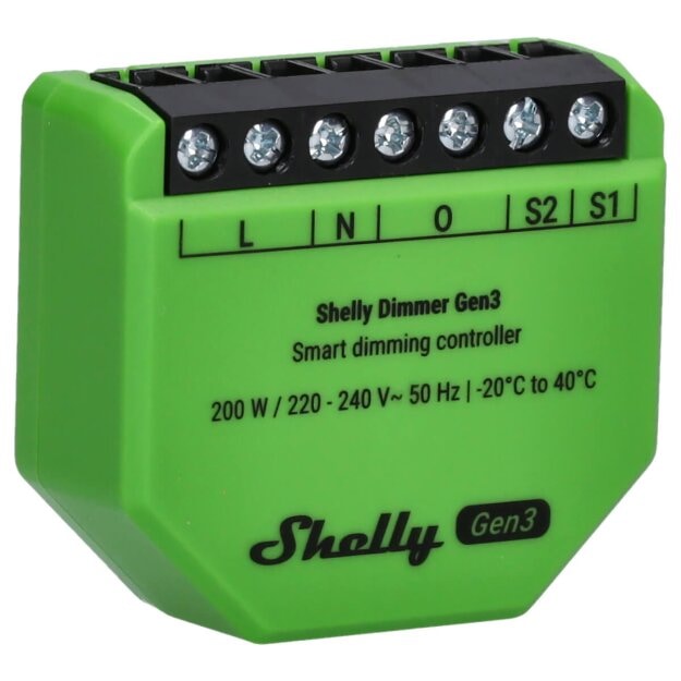 Shelly Dimmer 1 Kanal WiFi Bluetooth DIMMER GEN3 WLAN