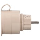 Shelly Intelligente Steckdose mit Energiemessung IP44 WLAN Bluetooth OUTDOOR PLUG S GEN3 Mokka – Wi-Fi - Schaltbare Steckdose