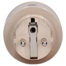 Shelly Intelligente Steckdose mit Energiemessung IP44 WLAN Bluetooth  OUTDOOR PLUG S GEN3 Mokka