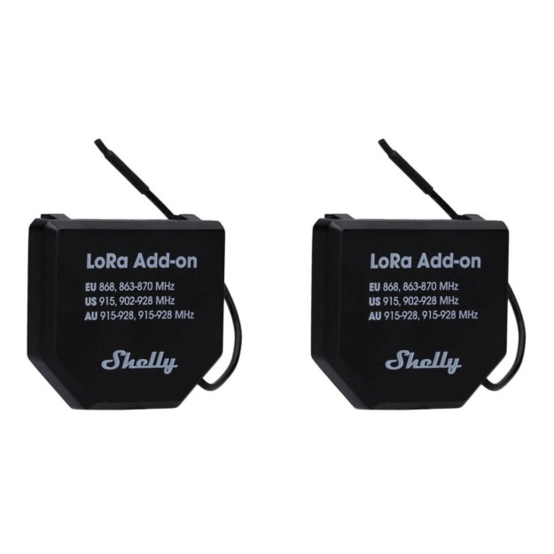 Shelly Modul für Langstreckenkommunikation für Gen3 und Gen4 LORA ADD-ON 2-PACK