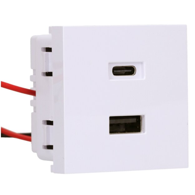 Shelly USB Ladegerät für Ständer für Wandpaneel USB CHARGER WHITE Weiß
