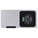 Shelly WALL DISPLAY X2 -Touchscreen-Display und Temperatur- und Feuchtigkeitssensor + BLU H&T Silber/Schwarz
