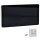 Shelly Wandpaneel mit einem Touchscreen-Display und Temperatur- und Feuchtigkeitssensor WALL DISPLAY X2+BLU H&T Silber/Schwarz