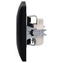 Busch-Jaeger Busch-balance SI Steckdose-Komplett-Set: 20 EUC-915 Steckdose + 1721-915 1-fach Rahmen Schwarz Matt