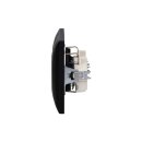 Busch-Jaeger Busch-balance SI Set: 2x 20 EUC-915 Steckdose + 1722-915 2-fach Rahmen Schwarz Matt