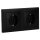 Busch-Jaeger Busch-balance SI Set: 2x 20 EUC-915 Steckdose + 1722-915 2-fach Rahmen Schwarz Matt