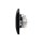 Busch-Jaeger Busch-balance SI Set: 2x 20 EUC-915 Steckdose + 1722-915 2-fach Rahmen Schwarz Matt