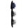 Busch-Jaeger Busch-balance SI Set: 2x 20 EUC-915 Steckdose + 2000/6 US Wippschalter-Einsatz  + 2506-915 Wippe + 1723-915  3-fach Rahmen Schwarz Matt