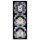 Busch-Jaeger Busch-balance SI Set: 2x 20 EUCB-915 Steckdose mit ehr. Berührungsschutz + 2000/6 US Wippschalter-Einsatz  + 2506-915 Wippe + 1723-915 3-fach Rahmen Schwarz Matt