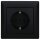 Busch-Jaeger Busch-balance SI 10x Komplettset: 20 EUC-915 Steckdose + 1721-915 1-fach Rahmen Schwarz Matt