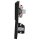 JUNG Serie LS Komplett-Set Graphitschwarz Matt: 506U Wippschalter Universal + LS1520SWM SCHUKO Steckdose + LS990SWM Wippe + LS982SWM Rahmen 2fach