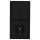 JUNG Serie LS Komplett-Set Graphitschwarz Matt: 505U Wippschalter Serien + LS1520SWM SCHUKO Steckdose + LS995SWM Wippe + LS982SWM Rahmen 2fach