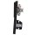 JUNG Serie LS Komplett-Set Graphitschwarz Matt: 505U Wippschalter Serien + LS1520SWM SCHUKO Steckdose + LS995SWM Wippe + LS982SWM Rahmen 2fach