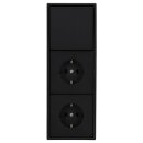 JUNG Serie LS Komplett-Set Graphitschwarz Matt: 506U...