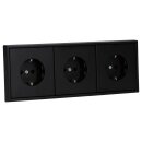 JUNG Serie LS Komplett-Set Graphitschwarz Matt: 3x...