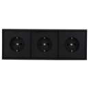 JUNG Serie LS Komplett-Set Graphitschwarz Matt: 3x...