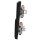 JUNG Serie LS Komplett-Set Graphitschwarz Matt: 2x 506U Wippschalter Universal + 2x LS990SWM Wippe + LS982SWM Rahmen 2fach