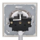 JUNG Serie LS Komplett-Set Schneeweiß Matt: LS1520WWM SCHUKO Steckdose + LS981WWM Rahmen 1fach