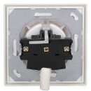 JUNG Serie LS Komplett-Set Schneeweiß Matt: LS1520KIWWM SCHUKO Steckdose mit Berührungsschutz + LS981WWM Rahmen 1fach