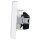 JUNG Serie LS Komplett-Set Schneeweiß Matt: LS1520KIWWM SCHUKO Steckdose mit Berührungsschutz + LS981WWM Rahmen 1fach