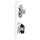 JUNG Serie LS Komplett-Set Schneeweiß Matt: 506U Wippschalter Universal + LS1520WWM SCHUKO Steckdose + LS990WWM Wippe + LS982WWM Rahmen 2fach