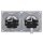 JUNG Serie LS Komplett-Set Schneeweiß Matt: 2x LS1520WWM SCHUKO Steckdose + LS982WWM Rahmen 2fach