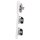 JUNG Serie LS Komplett-Set Schneeweiß Matt: 506U Wippschalter Universal + 2x LS1520WWM SCHUKO Steckdose + LS990WWM Wippe + LS983WWM Rahmen 3fach