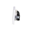 JUNG Serie LS Komplett-Set Schneeweiß Matt: 3x LS1520WWM SCHUKO Steckdose + LS983WWM Rahmen 3fach